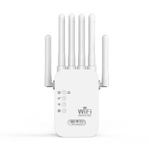 High-Speed WiFi Extender–1200 Mbps WiFi 6 Compatible with Dual External Antenna